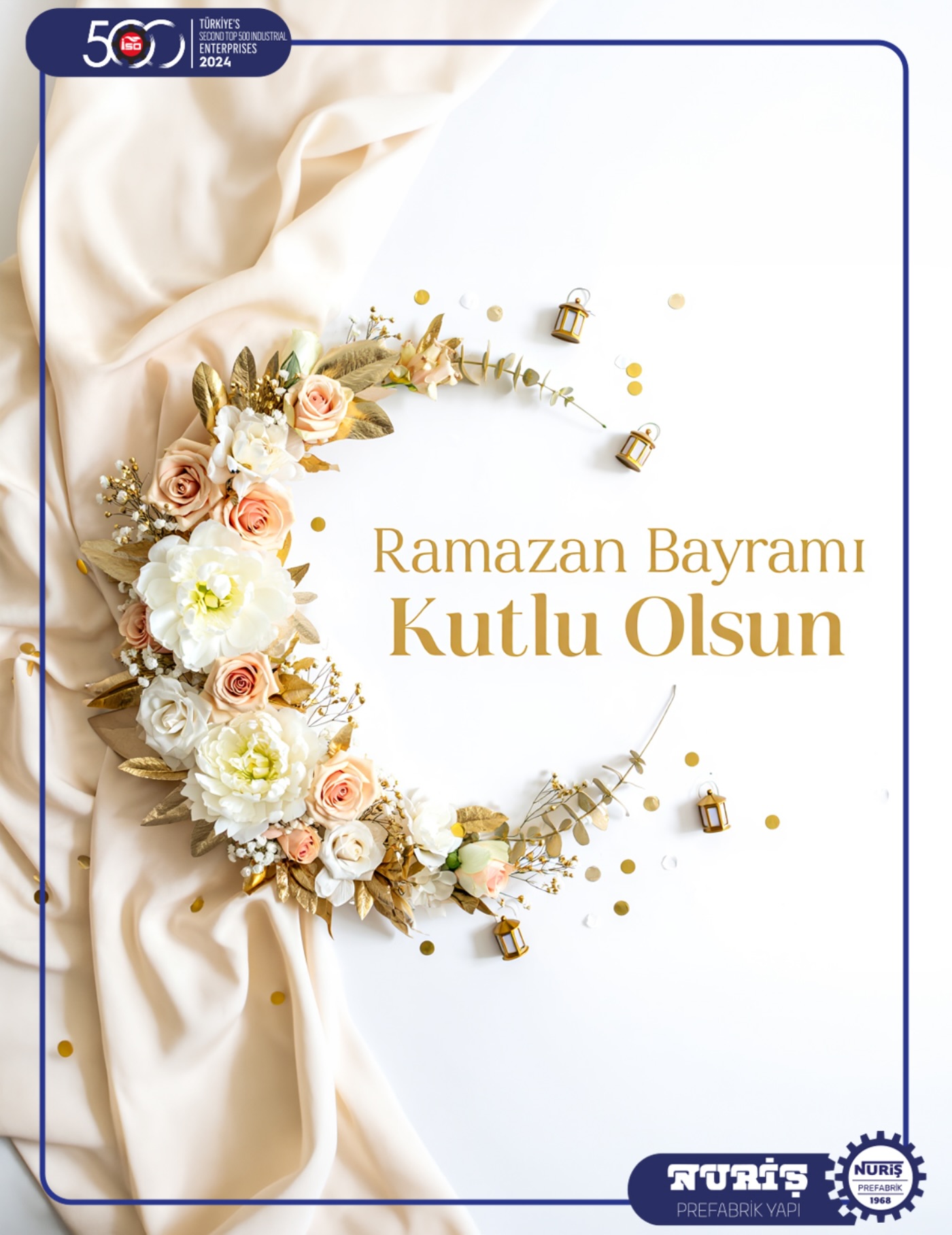 Ramazan Bayramı’nın; sağlık, huzur ve bereket getirmesini temenni eder, sevdiklerinizle birlikte nice güzel bayramlar dileriz.
Bayramınız mübarek olsun.