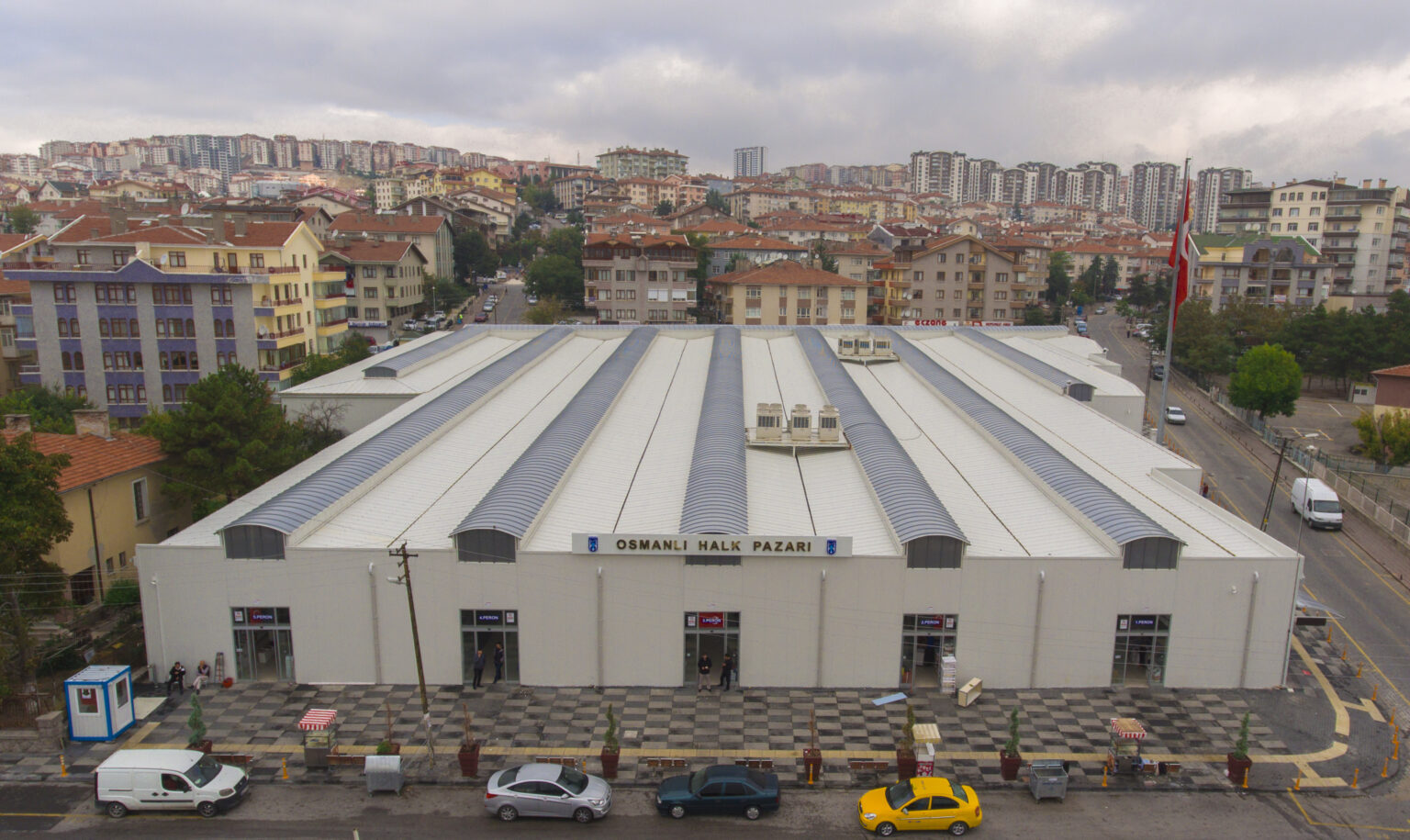 Keçiören Osmanlı Halk Pazarı – çelik yapı kapalı pazar binası