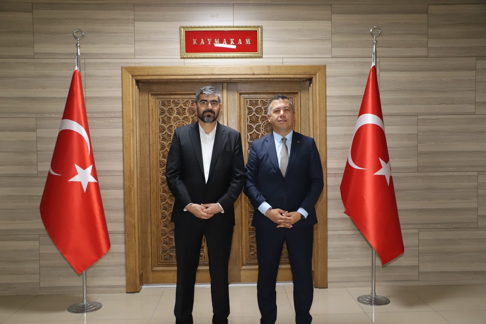 Oğuzhan Turan'ın Demirci Kaymakamı Fatih Bayram'ı ziyareti