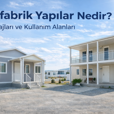 Prefabrik Yapılar Nedir? Avantajları ve Kullanım Alanları