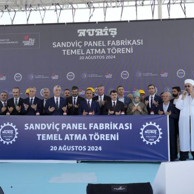 Groundbreaking Ceremony for the Sandwich Panel Production Facility