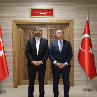 Oğuzhan Turan'ın Demirci Kaymakamı Fatih Bayram'ı ziyareti