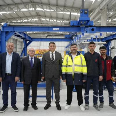 Distinguished Visit to Nuriş Prefabrik’s Sandwich Panel Production Facility